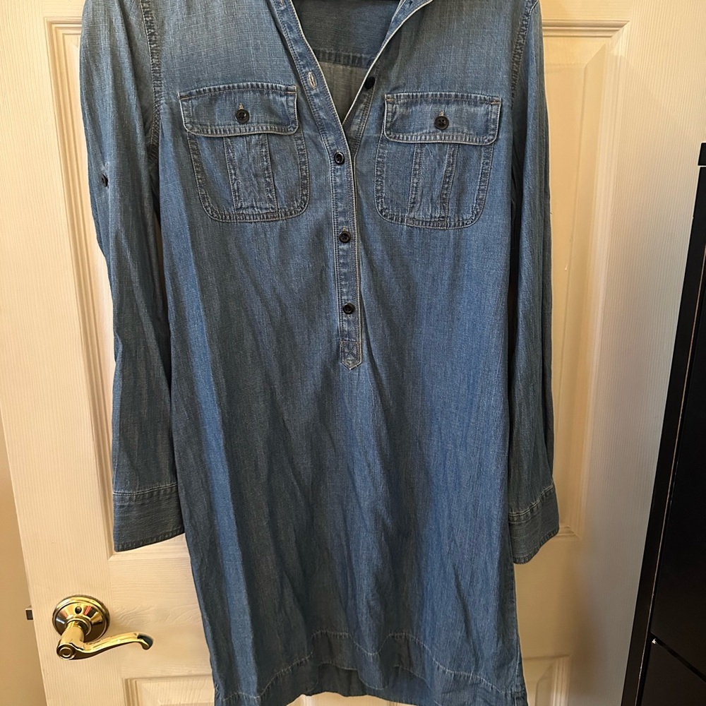 J. Crew Blue Denim Dress